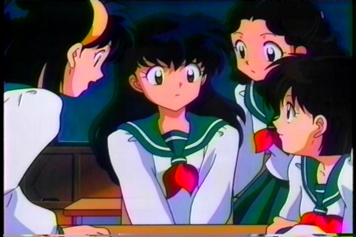 Kagome and her friends from school